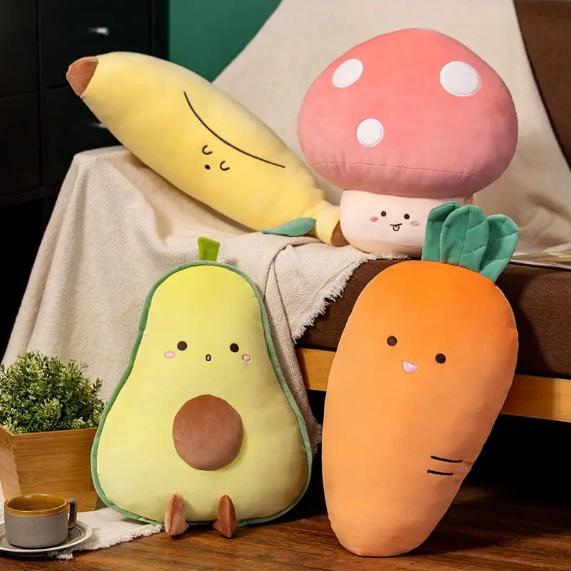 Squishmallows Inspired Fat Kawaii Chicken Bear Rabbit Penguin Piggy Dinosaur Plush Pillow Toys Soft Stuffed Animal Doll Chair Cushion High Quality