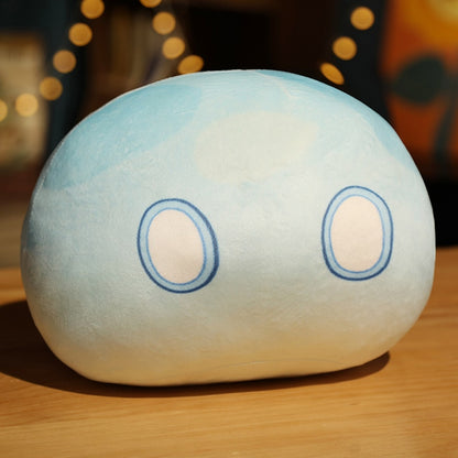 40cm Genshin Slime Pillow Genshin Impact Plush Cushion Cute Anime Game Stuffed Original God Cosplay Fans Peluche for Kid Gift