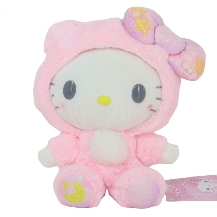 Sanrio Plushies Limited Edition Hello Kitty Kuromi Cinnamoroll My Melody Pochacco Pompompurin Badtz-Maru Plush Toy Anime Kawaii Doll Collection