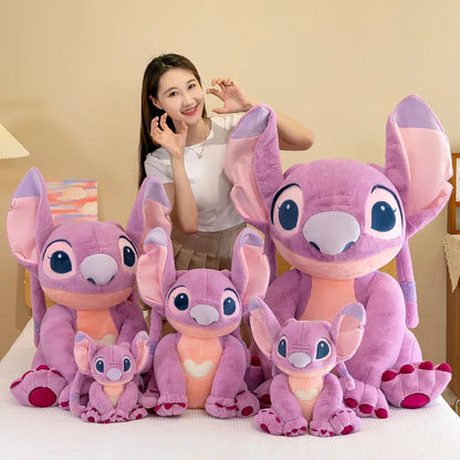 30/45/60/80cm Disney Large Size Lilo & Stitch Stuffed Plush Toy Stitch Doll Soft Kawaii Room Decor Pillow Toys Girl Xmas Gift