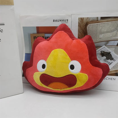 Calcifer Fire Plush Toy Moving Castle Cute Plush Doll Sofa Pillow Soft Stuffed Toy Doll Christmas Birthday Gift For Children