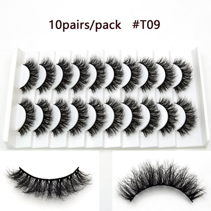 Visofree 5D Mink Eyelashes Long Lasting Mink Lashes Natural Dramatic Volume Eyelashes Extension Thick Long 3D False Eyelashes