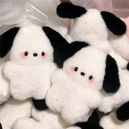 16cm Sanrio Pochacco Plush Stuffed Animal Children Toy Plushies Sweater Dolls Kawaii Key Chains Girls School Bag Pendant Pendant Birthday Gift