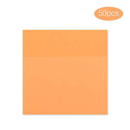 50 Sheets Creative Transparent PET Memo Pad Posted It Sticky Notes Planner Sticker Notepad School Supplies Students Stationery