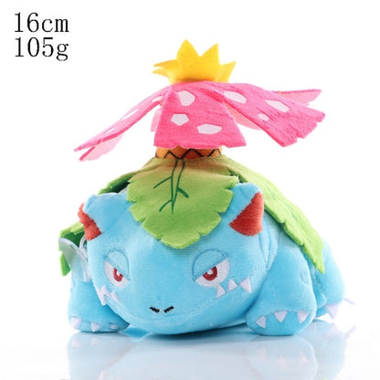 New Pokemon 20-25cm Anime Figure Pikachu Sleeping Cute Scream Plush Dolls Pet Stuffed Model Pendant Toy Children Christmas Gifts