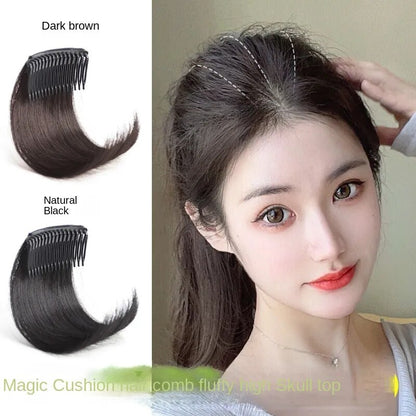 Upgrade Invisible Hair Pads Clip In Hair Piece Seamless Hair Pad Women Girls Hair Extension Lining Natural Hair Pad Top Cover