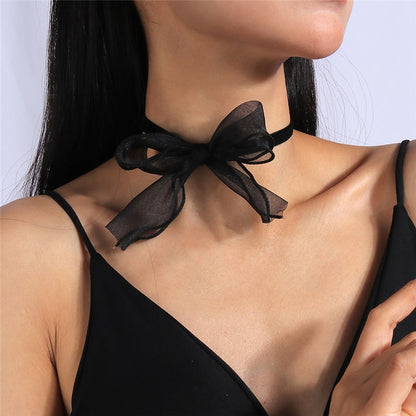 Fashion Black Velvet Chokers Necklaces Punk Style Statement Crystal Love Hearts Necklace For Women Party Jewelry
