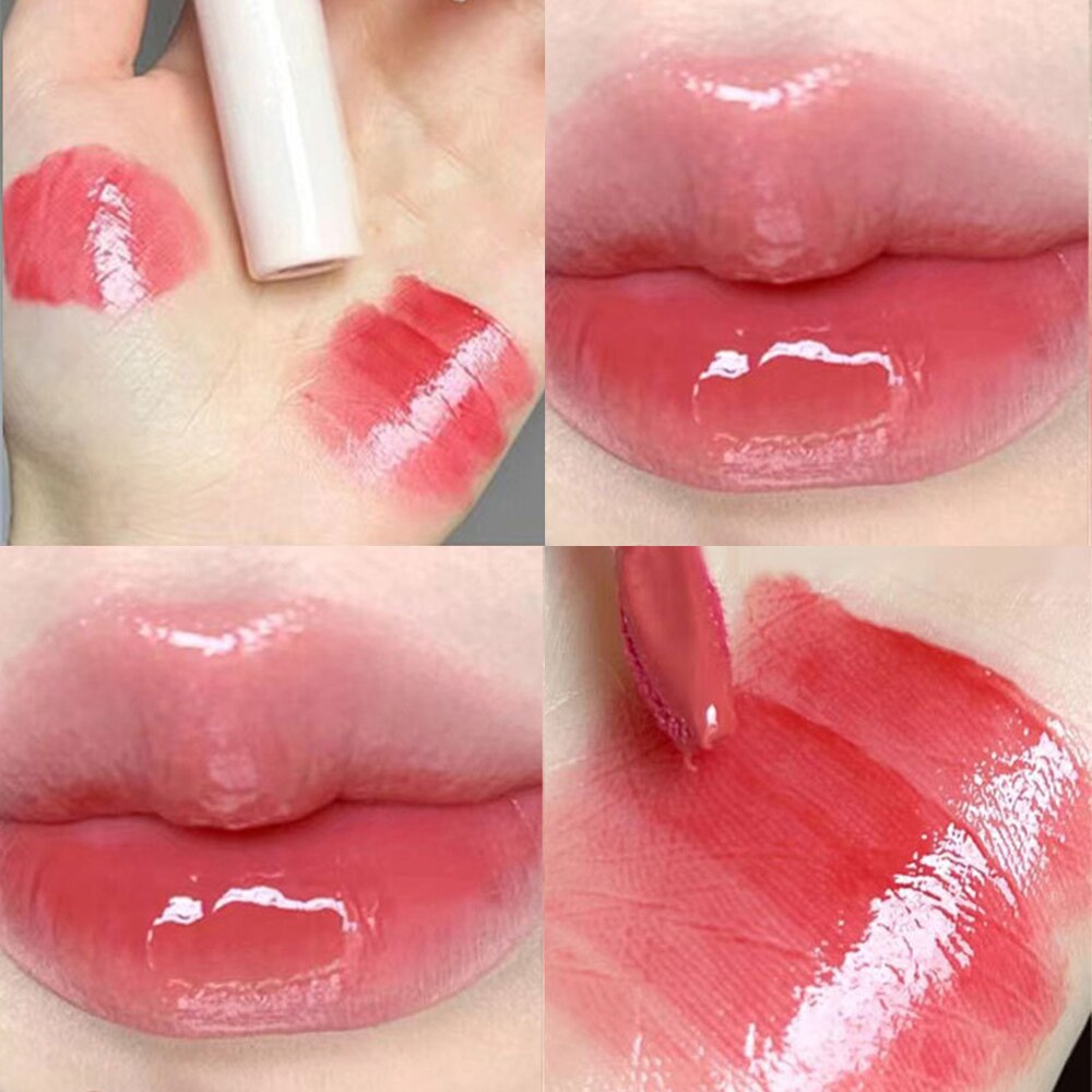 Mirror Water Lip Gloss Lasting Moisturizing Liquid Lipstick Waterproof Non-stick Cup Lip Tint Lip Glaze Korean Makeup Cosmetics