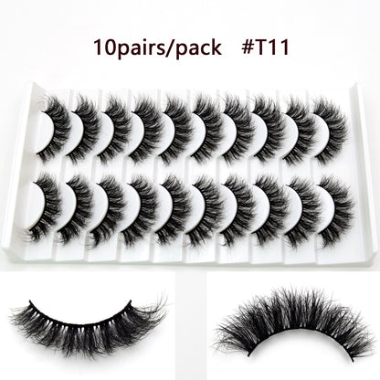 Visofree 5D Mink Eyelashes Long Lasting Mink Lashes Natural Dramatic Volume Eyelashes Extension Thick Long 3D False Eyelashes