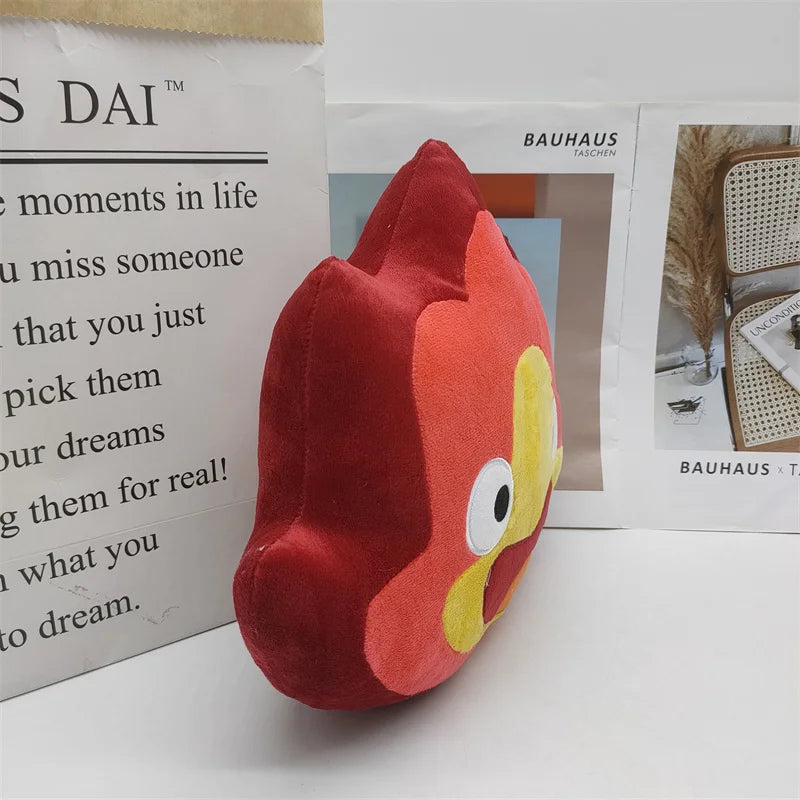 Calcifer Fire Plush Toy Moving Castle Cute Plush Doll Sofa Pillow Soft Stuffed Toy Doll Christmas Birthday Gift For Children