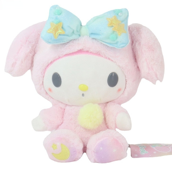 Sanrio Plushies Limited Edition Hello Kitty Kuromi Cinnamoroll My Melody Pochacco Pompompurin Badtz-Maru Plush Toy Anime Kawaii Doll Collection