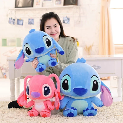 Disney Lilo & Stitch Cartoon Plush Doll Toys Kawaii Stitch Plush Doll Stich Anime Stuffed Toy Kids Birthday Gift 35cm/20cm/8cm