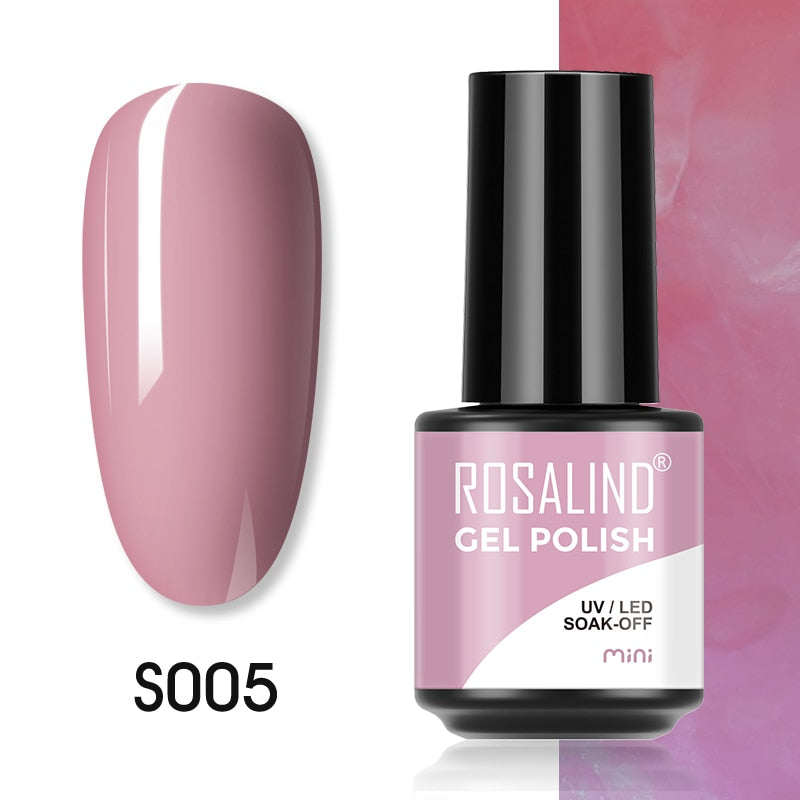 ROSALIND 7ML Gel Polish Glitter Nail Polish All For Nails Manicure Nails Art Base Top Coat UV Semi Permanent Gel Varnishes