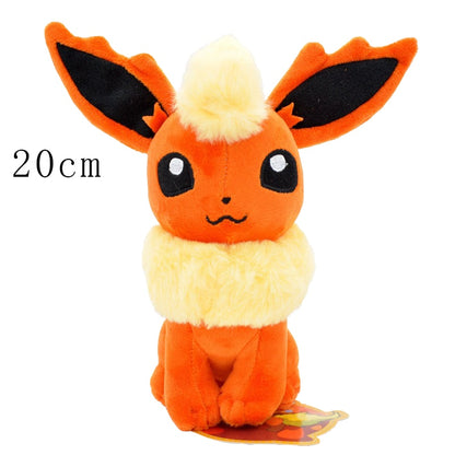 Pokémon Eeveelution Plushies Set Eevee Flareon Vaporeon Jolteon Espeon Umbreon Glaceon Leafeon Sylveon Evolution Collectible Stuffed Plush Doll Toy Christmas Gift