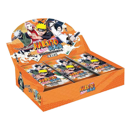 KAYOU Original Naruto Complete Series Card Booster Pack Anime Figure Rare Collection Cards Flash Card Toy For Children Xmas Gift