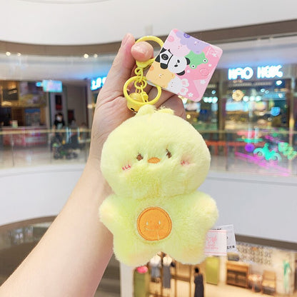 Kawaii Plush Keychain Bag Charm Cartoon Cute Mini Penguin Stuffed Animal Plushies Soft Doll Car Trinket Key Chain Women Girls Keyring Kids Birthday Gifts