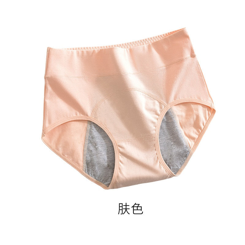 Panties for Menstruation Cotton Menstrual Panties High Waist Period Underwear Culotte Menstruelle Leak Proof Bragas Menstruales