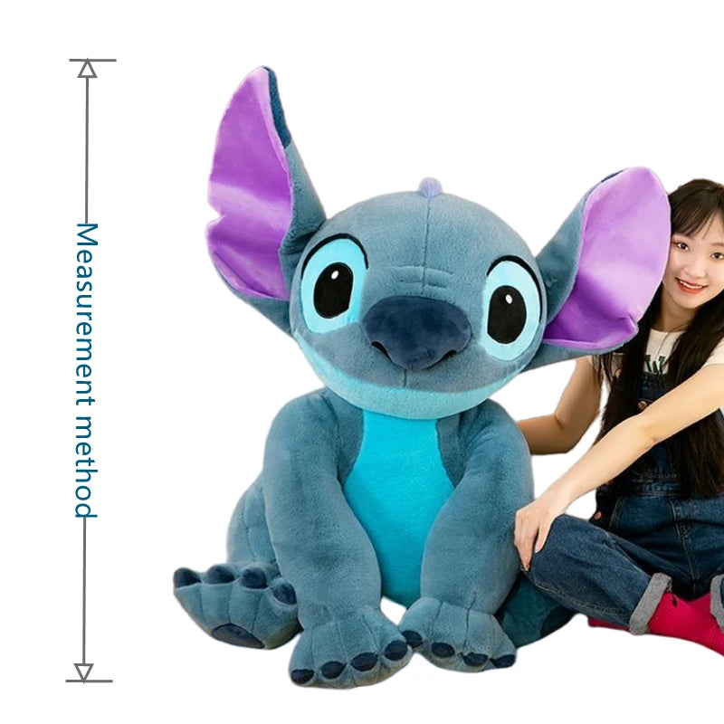 GIANT Stitch Plush Toy 80cm Lilo & Stitch Disney Movie Large Stuffed Animal Big Plushies Huge Soft Doll Cute Kawaii Sleeping Pillow Buddy Children Kids Gift