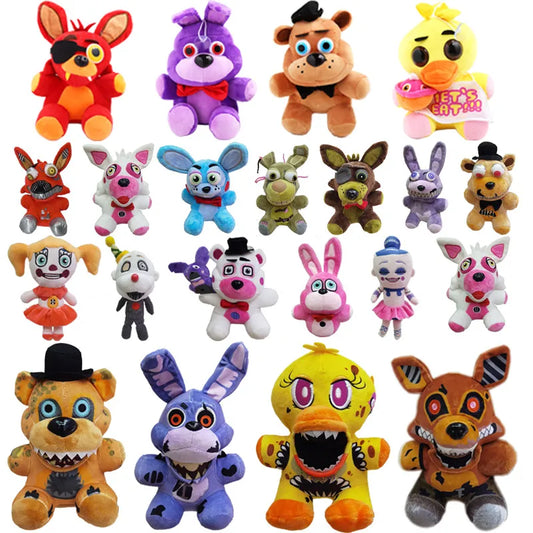 FNAF Plushies 18cm Five Nights at Freddy's Plush Toys Stuffed Animal Bear Rabbit Game Birthday Christmas Toys