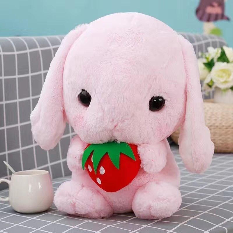 Bunny Stuffed Animal 43cm Cute Rabbit Plush Toy Soft Plushies Cushion Kid Doll Birthday Gifts for Children Baby Sleeping Pillow