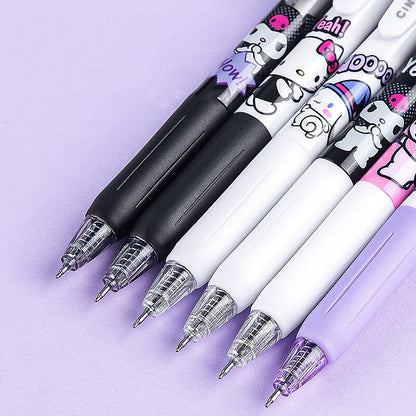 24pcs Sanrio Neutral Pen Cute Hello Kitty Melody Kuromi Cinnamoroll Roller Ball Pens Office School Supplies Stationery Wholesale