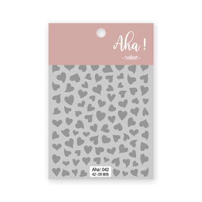 1Sheet Korean White Cloud Blue Nail Art Sticker 3D Star Moon Decal Pure Twilight Self-adhesive Manicure Slider Accessories RE#53
