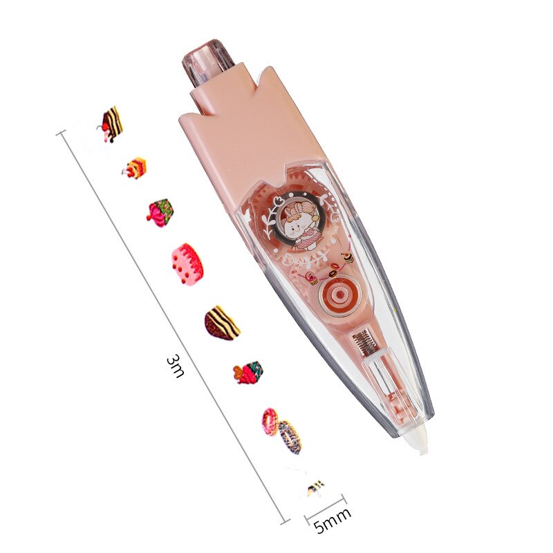 Cute Cartoon Correction Tape Lovely Kawaii Animal Cake Girl Pattern Correction Tape for Student DIY Decro Scrapbook Journal