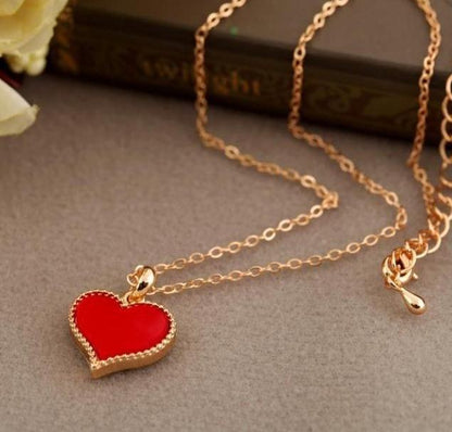 Classic Gothic Tattoo Red Velvet Choker Necklace Red Heart Pendant Necklaces For Women Fashion Jewelry Valentine's Gift N0352