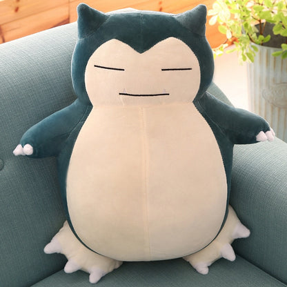 GIANT Snorlax Plush 200cm Large Life Size Pokemon Anime Stuffed Animal Toys Giant Big Plushie Kawaii Semi-finished Video Game Pillow Gift for Children