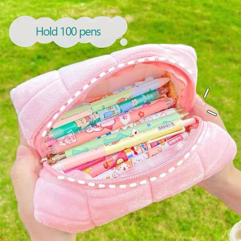 Kawaii Pillow Pencil Case Girls School Supplies Pouch Cute Korean Stationery Pencil boxes for office School bag girl boy