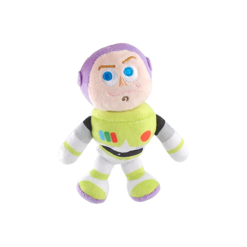 12cm Original Disney Pixar Toy Story 4 Stuffed Plush Toys Woody Forky Bunny Alien Buzz Lightyear Mr Potato Model Doll Kids Gift