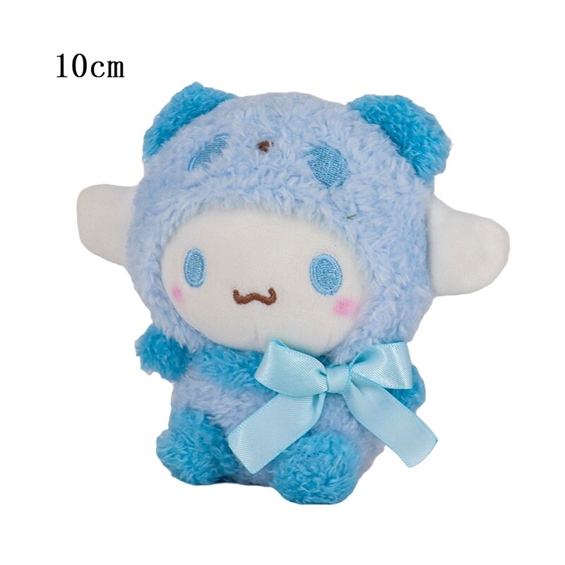 10-15cm Sanrio Plush Stuffed Animal Plushies Toys Cartoon Anime Figure Kuromi My Melody Cinnamoroll Cute Dolls Baby Birthday Gifts Kawali Decor