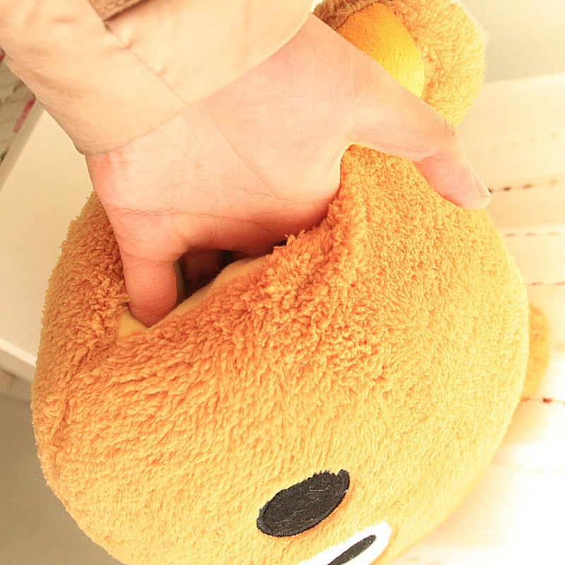 Rilakkuma Plush Peluche Toy Kiiroitori Chick Couple Rilakkuma Pillow Teddy Bear Stuffed Doll Hand Warmer Winter Xmas Kid Gift