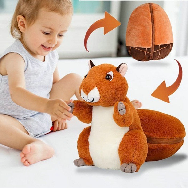 Kawaii Fruit Transfigured Bunny Plush Toy Cute Carrot Strawberry Turn Into Rabbit Plush Toy Kids Birthday Christmas Gift