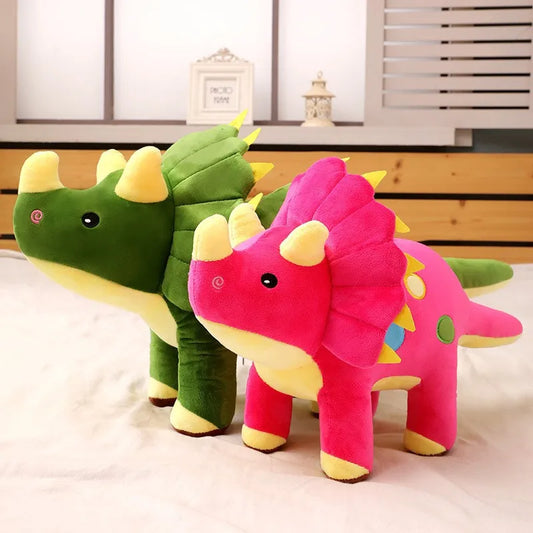 Creative Cute Plush Soft Triceratops Stegosaurus Plush Toys Dinosaur Doll Stuffed Toy Kids Dinosaurs Toy Birthday Gifts