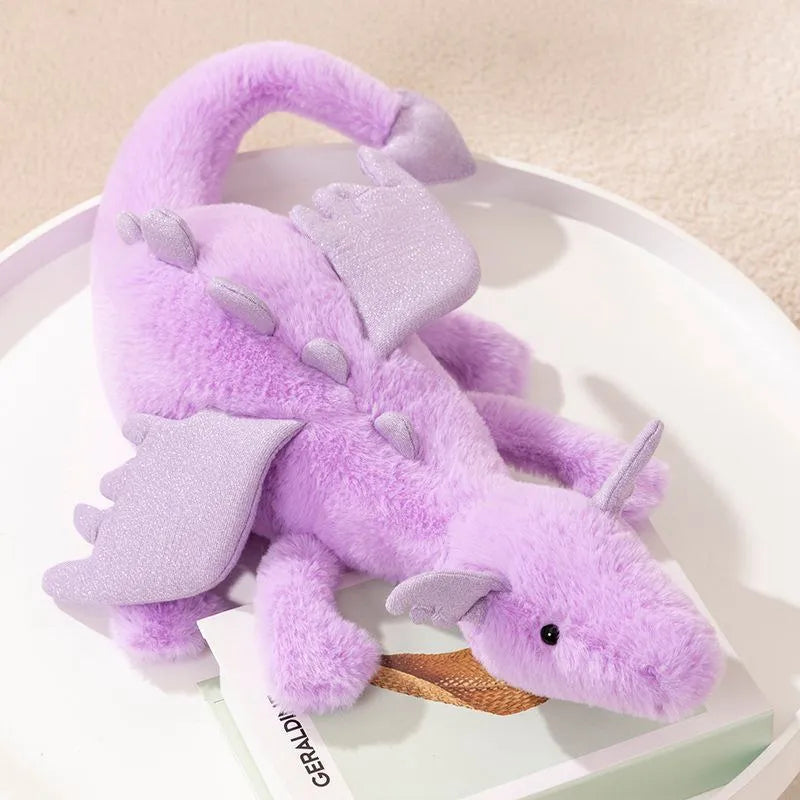 GIANT Dragon Stuffed Animal 100cm Flying Monster Plush Toy High Quality Colorful Plushies Soft Doll Sleeping Pillow Kids Childrens Birthday Gift