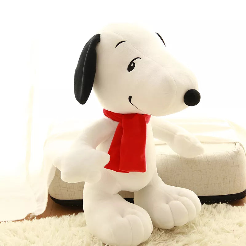 GIANT Snoopy Plush Toy 65cm Charlie Brown Puppy Dog Stuffed Doll Kawaii Room Decor Window Cushion Sofa Pillow Xmas Gift For Kids