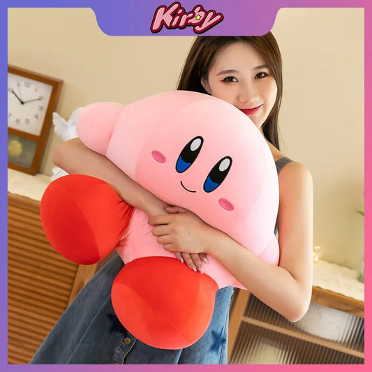 Anime Kirby Plush Toys Kawaii Cute Pink Peluche Cartoon Soft Stuffed Animal Doll Game Fluffy Pillow Home Room Decor Birthday Gift Kid