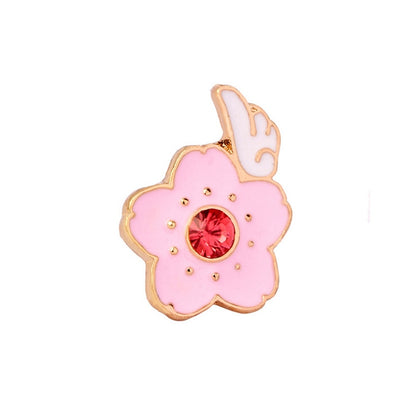 Cute Flowers Series Brooch for Girls Women Beautiful Rose Daisy Badge Fashion Backpack Enamel Pins Jewelry Valentine's Day Gifts