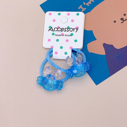 Children Sequins Floral Elastic Hair Bands Rubber Band Hair Tie Princess Kawaii Hair Rope Headwear Girls Kids Hair Accessories