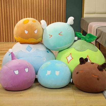 10cm Low Price Hot Game Genshin Impact Slime Pendent Cute Plush Dolls Throw Handful Toys Cartoon Birthday Xmas Gift