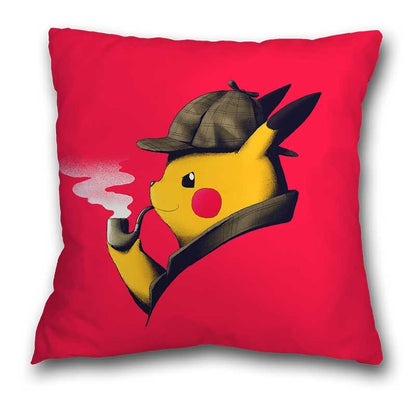 45x45cm Pokemon Cushion Cover Pikachu Meowth Poke Ball Charmander Kawaii Anime Pillowcase Anime Figure Decor Sofa Pillow Cover