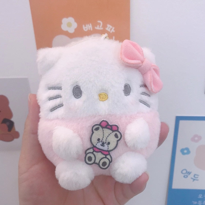 Sanrio Plushies Limited Edition Hello Kitty Kuromi Cinnamoroll My Melody Pochacco Pompompurin Badtz-Maru Plush Toy Anime Kawaii Doll Collection