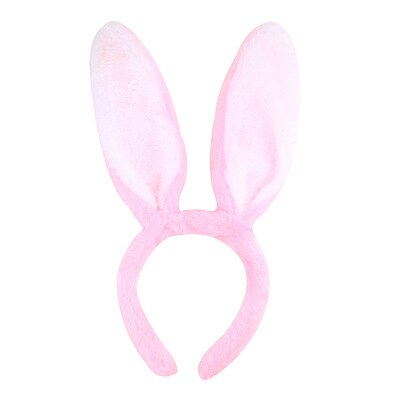 Cute Plush Bunny Ears Hair Bands Soft Rabbite Ears Easter Adult Headbands for Women Girls Anime Cosplay Party Hair Accessories