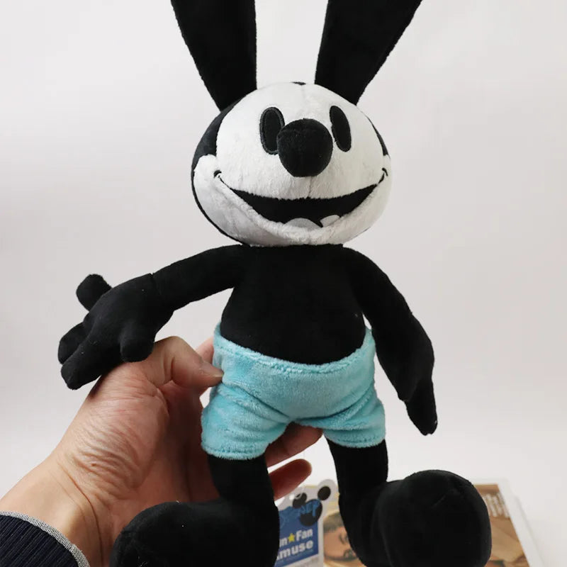 New Disney Oswald The Lucky Rabbit Plush Figure Toy Cute Stuffed Animal Dolls Personalized Gift Valentines Day For Girlfirend