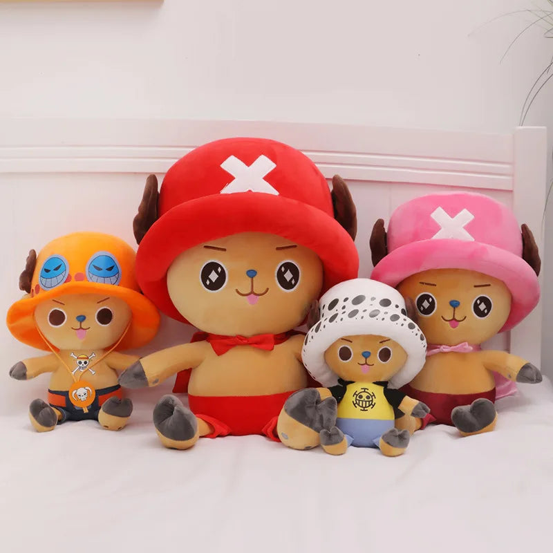 One Piece Anime Figure Tony Tony Chopper 35-70cm Stuffed Plush Doll Toy Bedroom Decoration Sleeping Pillow Toy For Kid Xmas Gift