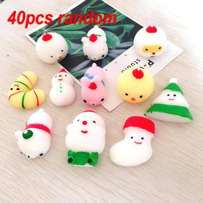 50-5PCS Kawaii Squishies Mochi Anima Squishy Toys For Kids Antistress Ball Squeeze Party Favors Stress Relief Toys For Birthday