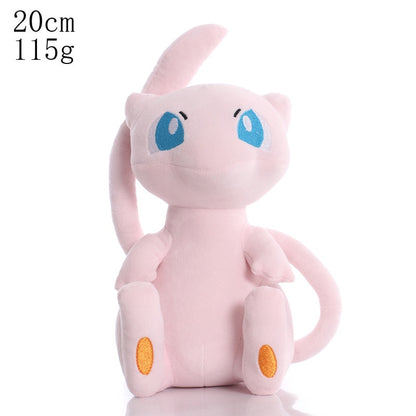 22cm Takara Tomy Pokemon Mewtwo Plush Doll Video Game Toys Mew Plushies Soft Stuffed Animals Gifts for Kids Children Birthday Gifts