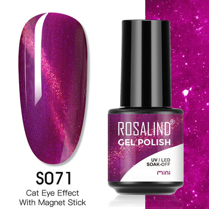 ROSALIND 7ML Gel Polish Glitter Nail Polish All For Nails Manicure Nails Art Base Top Coat UV Semi Permanent Gel Varnishes