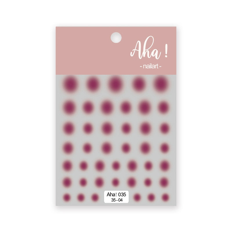 1Sheet Korean White Cloud Blue Nail Art Sticker 3D Star Moon Decal Pure Twilight Self-adhesive Manicure Slider Accessories RE#53